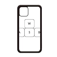 Keyboard Symbol ASWD for iPhone 12 Pro Max Cover for Apple Mini Mobile Case Shell