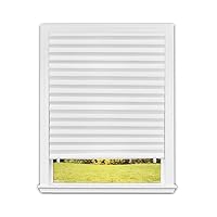 Redi Shade No Tools Original Light Filtering Pleated Paper Shade White, 36 in x 72 in, 6-pack