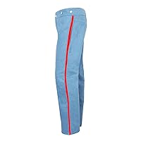 Civil War US Officer's Men '0.5' inch Trim Trouser-Wool Pants | 50 Red