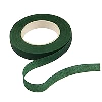 YUXIANG Floral Tape,1 Roll Flower Tape 1/2inch Wide 30yards Dark Green Tape for Bouquets Floral Arranging Stem Wrap Craft Projects Corsages