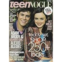 TEEN VOGUE MAGAZINE (September 2004) Featuring: THE O.C.'s - ADAM BRODY & GLAMORE GIRL - ALEXIS BLEDEL