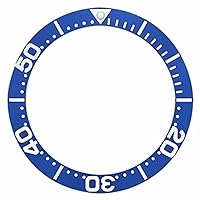 Ewatchparts REPLACEMENT BEZEL INSERT BLUE FOR WATCH 43MM X 34MM
