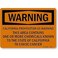 SmartSign - S-6180-AL-10 California Proposition 65 Warning Sign by | 7