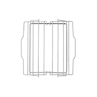 HIC Kitchen Adjustable Wire Roasting Baking Broiling Rack, 11.25-Inches x 10.625-