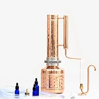 Essential oil distiller 2l - 0,53 Gal - Premium kit - Copper still