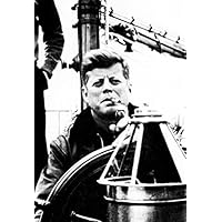 John F. Kennedy Poster, Smoking Cigar, Sailing, JFK