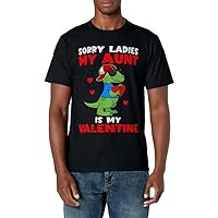 Sorry Cute Ladies My Aunt Is My Valentine T-Rex Sunglasses T-Shirt