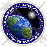 US NATIONAL GEOSPATIAL-INTELLIGENCE AGENCY Seal NGA United States USA America, American 90mm (3.5