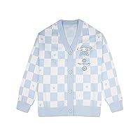 Kawaii Sweater for Women Girl Anime Plaid Kawaii Cardigan Clothes JK Uniform Cosplay Cutecore Kawaii Jacket Long