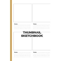 Thumbnail Sketchbook: Horizontal and Vertical Sketch Boxes Proportional to Common Support for personal