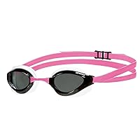 ARENA Unisex Python Racing Swim Goggles for Men and Women Anti-Fog No Leak Max Comfort Dual Strap, Mirror/Non-Mirror Lens