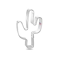 Cactus Cookie Cutter 4.25 Inch - Made in the USA – Foose Cookie Cutters Tin Plated Steel Cactus Cookie Mold