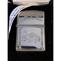 Zippo Silver King CAMEL Design #26 Armor Silver