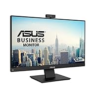 BE24EQK 23.8” Business Monitor with 1080P Full HD IPS, Eye Care, DisplayPort HDMI, Frameless, Built-in Adjustable 2MP Webcam, Mic Array, Stereo speaker, Video Conference,BLACK