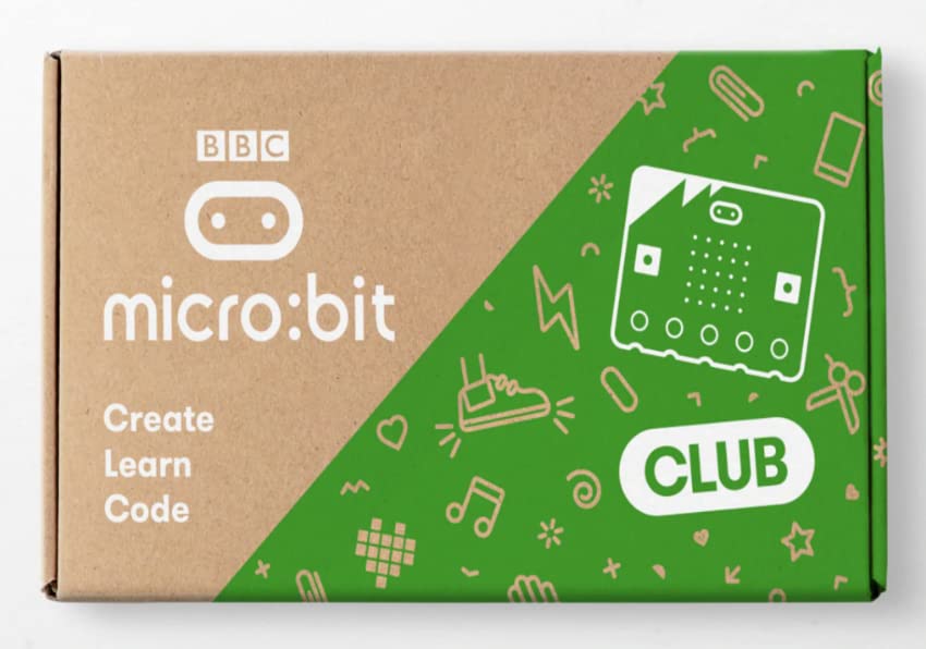 microbit v2 Club Pack with 10 BBC Micro:bit V2 Boards, Battery Holders, Micro USB Cable,20 AAA Batteries for Coding and Programming