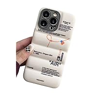 Hot Off Sports Shoes Brand Phone Puffer Case Puffy Cover for iPhone 14 13 12 Mini 11 X XS Max XR 7 8 Plus Sneakers ins White or Black Label Soft Cover-White for iPhone 13 Mini