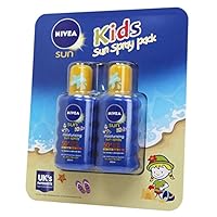 Sun Kids Moisturising Sun Spray 50+, Very High Immediate Uva-Uvb Protection (Extra Water Resistant) - (2 X 200 Ml)
