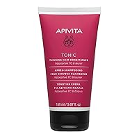 APIVITA Hair Conditioner for Thinning Hair & Hair Loss, Men and Women - Promotes Healthy Hair Growth & Strengthens Hair Roots. Nourishes & Boosts Volume - With Rosemary and Laurel, 5.07 Fl Oz