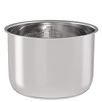 Goldlion Stainless Steel Inner Pot Compatible with Ninja Foodi 8 Quart  Accessories Replacement Insert Liner