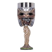 Nemesis Now Lord of The Rings Rohan Goblet 19.5cm, Resin, Officially Licensed Lord of The Rings Merchandise, Drinks Cup