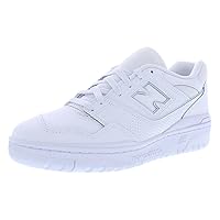 New Balance Men's BB550 Sneakers, White/White/White, 13 Medium US