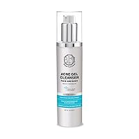Acne Face wash Treatment with Benzoyl Peroxide 10% - Fight Acne Blemishes on Contact for Cystic Breakouts, Oily Skin, Clogged Pores, Blackhead, Whitehead & Pimples. Achieve Clear Skin.