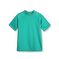 Girls Rashguard Quick Dry Short Sleeve Sun Protective UPF 50+ Swim Shirt