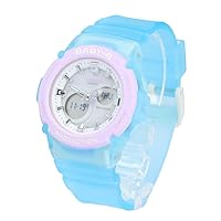 CASIO BGA-270-2A Baby-G Wristwatch, Women's, Analog, Digital, Analog, Digital, Waterproof, Sports, Blue, Pink, Parallel Import