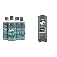 Body Wash for a refreshing shower experience Eucalyptus Cedar Body Wash & Elements Body Wash Charcoal + Clay, Effectively Washes Away Bacteria While Nourishing Your Skin