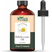 Helichrysum (Helichrysum Italicum) Oil | Pure & Natural Essential Oil for Skincare, Hair Care, Aroma & Diffuser - 118ml/3.99fl oz
