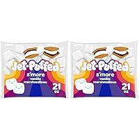 Jet-Puffed S'more Vanilla Marshmallows, 21 Oz (Pack of 2)