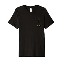 420 Makes You Smile | Men Women Stoner Funny T Shirt Premium T-Shirt