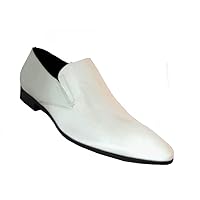 Men's Italian Leather Pointy Toe Dressy Shoes 1129