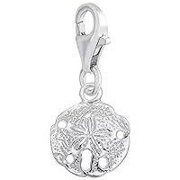 Rembrandt Charms Sand Dollar Charm with Lobster Clasp