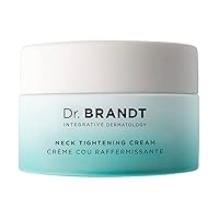 Dr. Brandt Needles No More Neck Sculpting Cream with Gua Sha Technique. A Medium Weight Cream and Rose Quartz Gua Sha Tool that Tightens, Smooths, Firms and Hydrates the Neck Area, 1.7 oz.