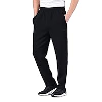New Men's Classic Drawstring-Waist Jogger Pants Sweatpants with Zipper Fly