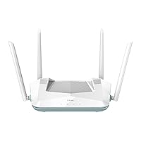 D-Link Eagle Pro Ai WiFi 6 Smart Internet Router (AX3200) - Optimized for Gaming & Streaming, Compatible with Alexa and Google, AX3200 (R32)