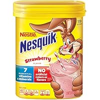 Nesquik Milk Shake Powder, Strawberry, 8 Ounce