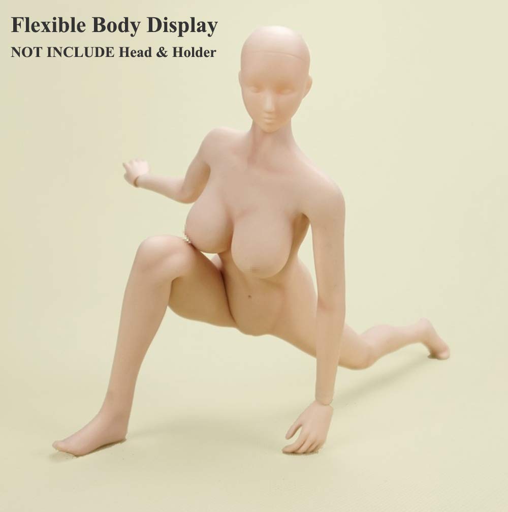 HiPlay TBLeague 1/6 Scale 12 inch Female Super Flexible Seamless Figure Body, Standard Body Type, Minature Collectible Action Figures (Pale Skin, S04B)