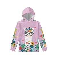 Boys And Girls Hooded Sweatshirts Hoodie Jumpers Cool Patterned Crew-Neck Shirts Sizes 6-16