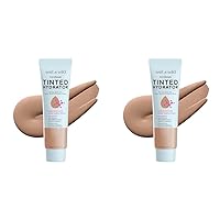 wet n wild Bare Focus Tinted Hydrator Matte Natural Finish, Oil-Free Tinted Face Moisturizer Makeup, Hyaluronic Acid, Squalane, Sheer To Medium Coverage, Medium Deep (Pack of 2)