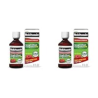 Robitussin Adult Maximum Strength Cough + Chest Congestion DM Max (8 fl. oz. Bottle), Non-Drowsy Cough Suppressant & Expectorant, Raspberry Flavor (Pack of 2)