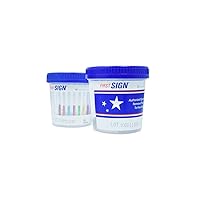 Drug Test Cups, 5 Panel, One-Step Screening Device-CLIA Waived, FSCCUP-154 (Box of 25)
