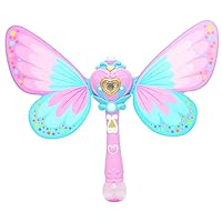 Bubble Wand Butterfly Bubble Machine Princess Bubble Wands Blower Maker Toys Gifts Bubble Machine for Kids Little Girls Birthday Party.