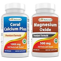 Coral Calcium Plus 1000 mg & Magnesium Oxide 500 mg
