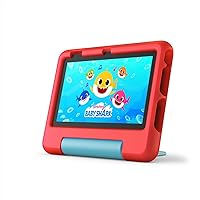 Amazon Kid-Proof Case for Fire 7 tablet (Only compatible with 12th generation tablet, 2022 release) - Red