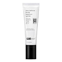 PCA SKIN Daily Defense Broad Spectrum SPF 50+ - Anti Aging Zinc Oxide Face Sunscreen Lotion for UVA/UVB Protection, Reef-Friendly, Oxybenzone & Oil-Free Formula (1.7 fl oz)
