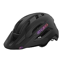 Giro Fixture II MIPS Mountain Bike Helmet for Men, Women, Kids, and Adults – Matte Black/Purple Gradient Logo, Universal Women (50-57 cm)