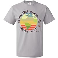 inktastic Hug More Trees, Clean The Seas, Save The Bees T-Shirt