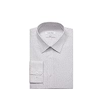 Calvin Klein Men's Dress Shirts Non Iron Stretch Regular Fit Print